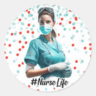 Autocollants Nurse Life