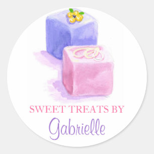 Autocollants originaux de petits fours