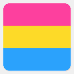 Autocollants Pansexual Pride - arrondi