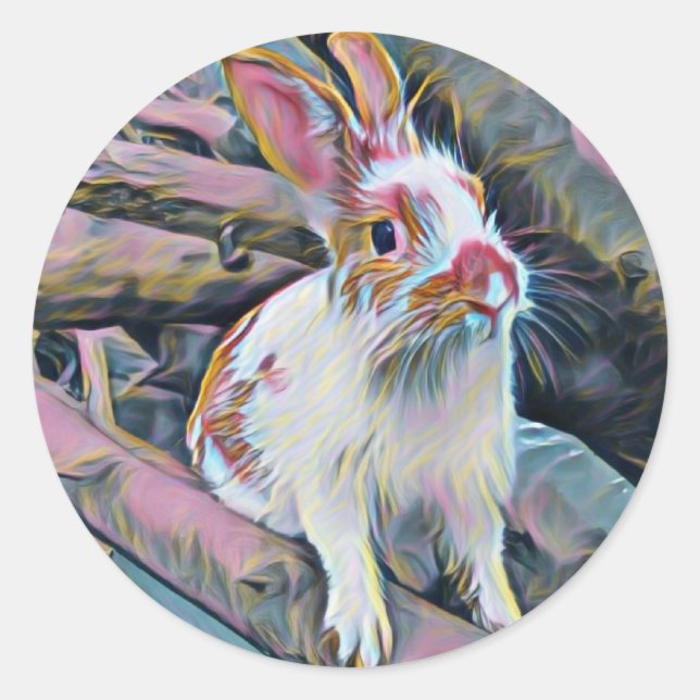Autocollants Pastel Bunny (Devant)