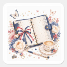 Autocollants patriotiques du 4 juillet de luxe dou