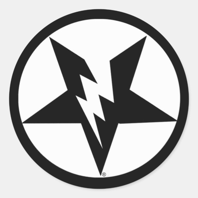 autocollants pentagrammes (Devant)