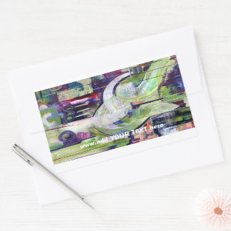 Autocollants personnalisables d'art original