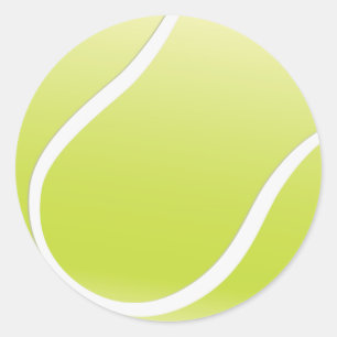 Autocollants personnalisables de balle de tennis
