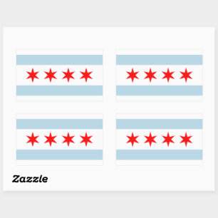autocollants personnalisés du drapeau de la ville