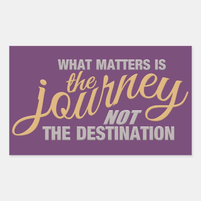 Autocollants personnalisés JOURNEY (Devant)