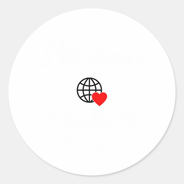 Autocollants personnalisés | Logo, Arrondi, Vintag (Devant)