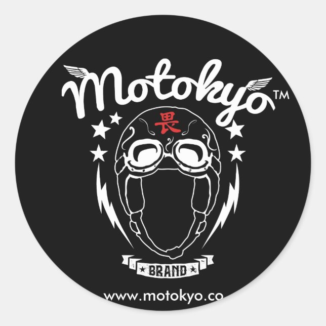 Autocollants personnalisés moto (Devant)