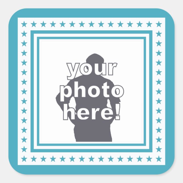 Autocollants photo personnalisés (Devant)