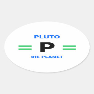 Autocollants Planet PLUTO (4)