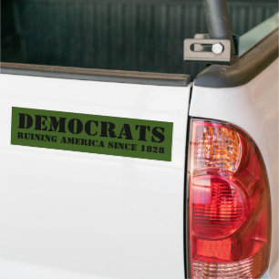 Autocollants politiques anti-démocrates
