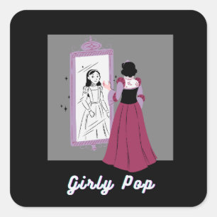 Autocollants pop girly