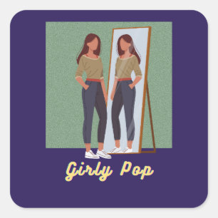 autocollants pop girly