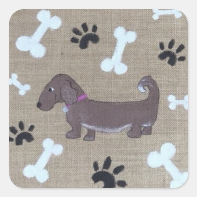 Autocollants pour amoureux de chiens (Devant)