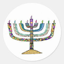 Autocollants pour cadeaux/ enveloppes de Hanukkah