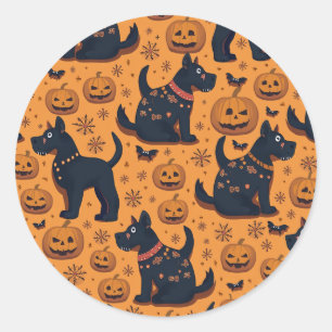 Autocollants pour chien d'Halloween