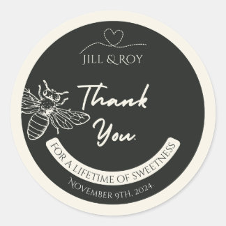 Autocollants pour couvercle de pot de miel mini