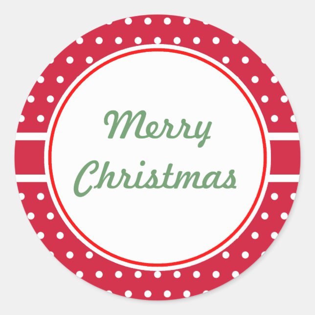 Autocollants pour étiquettes de cadeaux de Noël (Devant)