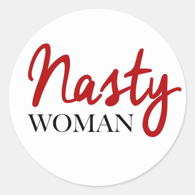 Autocollants pour femme Nasty (Devant)