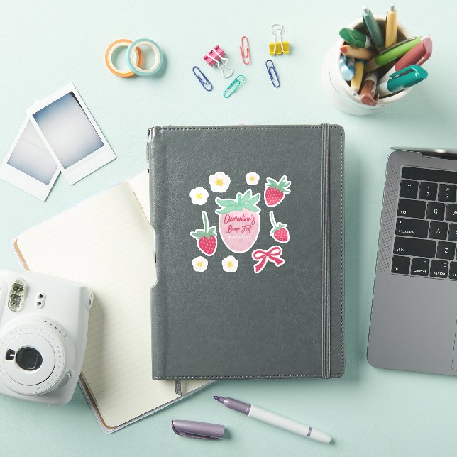 Autocollants pour le premier anniversaire de Straw (Couverture iPad)