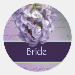 Autocollants pour mariée Lilac