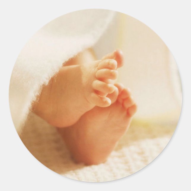 Autocollants pour pieds bébé (Devant)