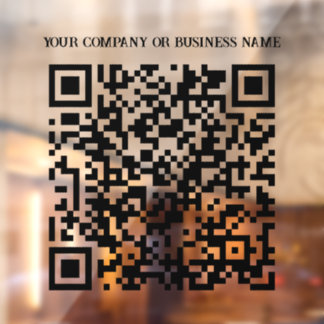 Autocollants pour vitrines d'entreprise