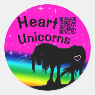 Autocollants Rainbow Unicorn