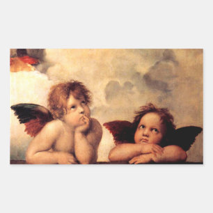 Autocollants Raphael Cherubs Sistine Madonna