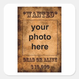 Autocollants "Recherchés"