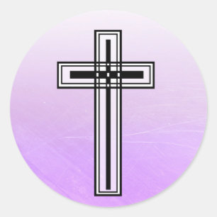 Autocollants religieux de Croix-Rouge et Noire