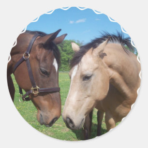 Autocollants Romance de cheval
