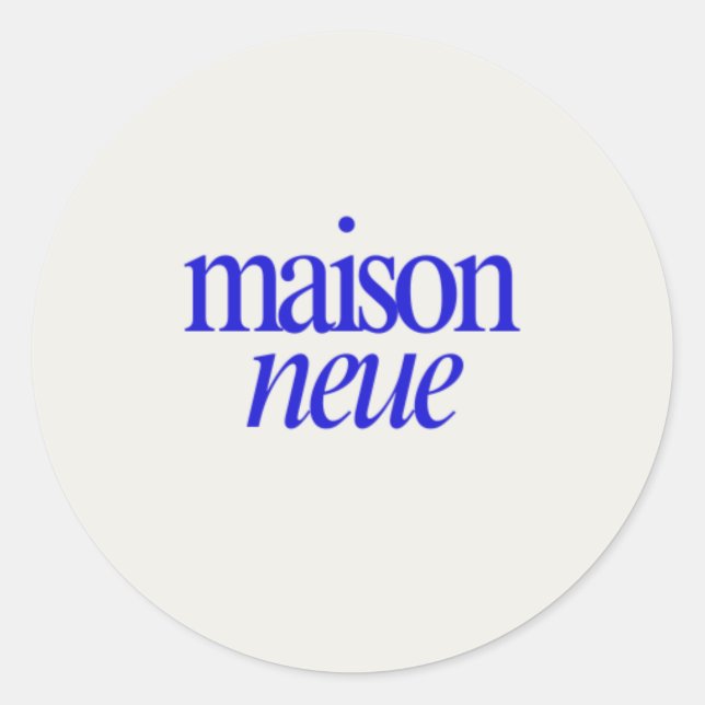 Autocollants Ronds Classiques (Devant)