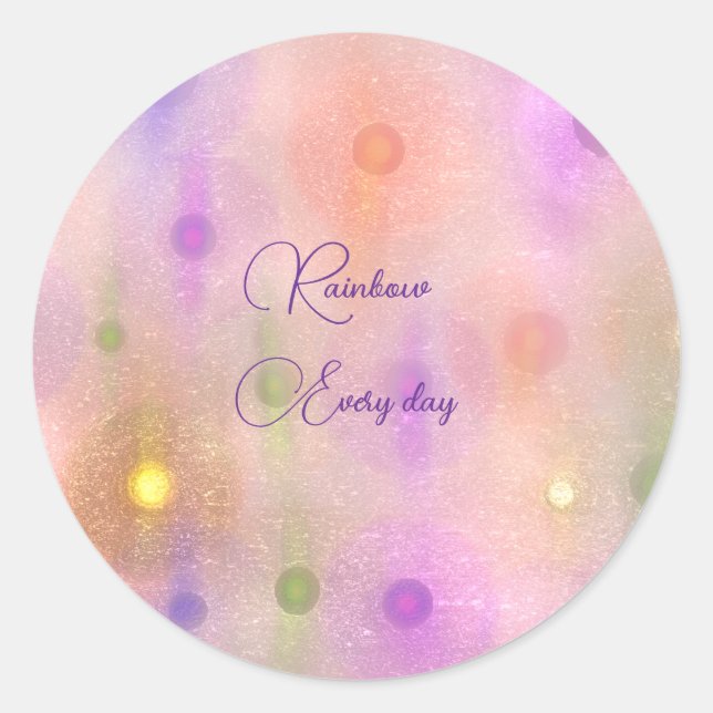 Autocollants ronds classiques (Devant)