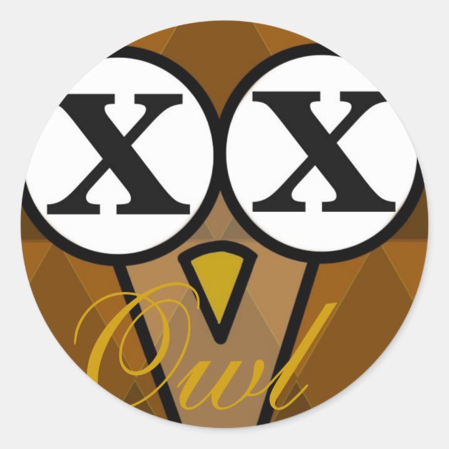 Autocollants ronds en losange (Devant)