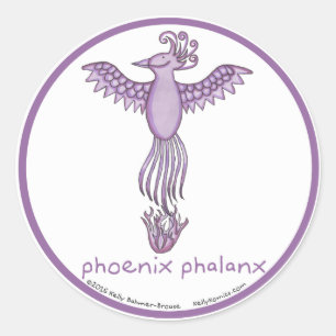 Autocollants ronds Phoenix Phalanx