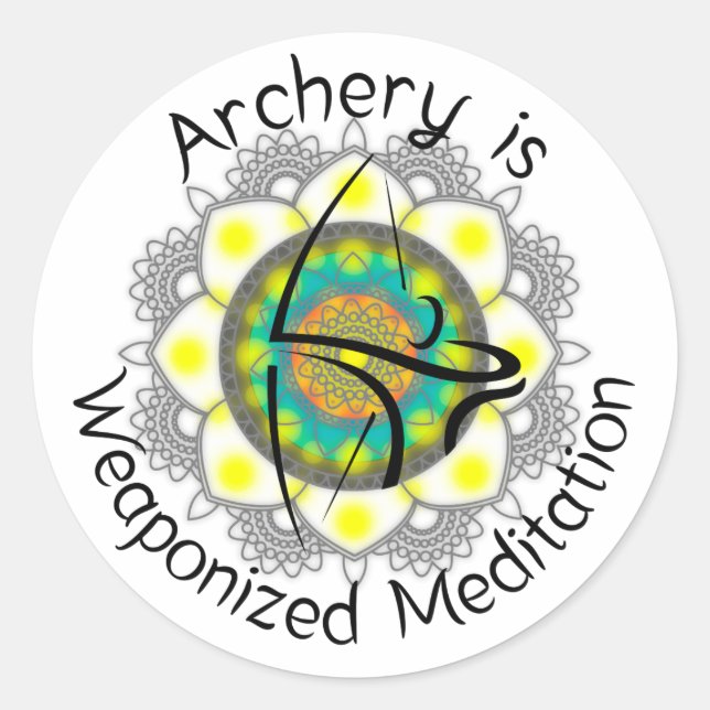 Autocollants ronds pour des cas d'arc (Devant)