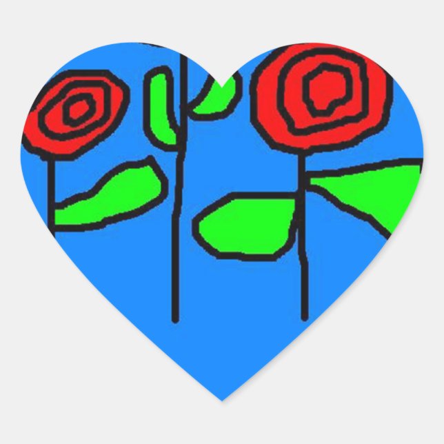 Autocollants rose (Devant)