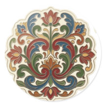 autocollants rosemaling