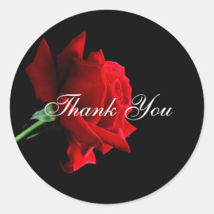 Autocollants roses de Merci