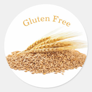 Autocollants sans gluten
