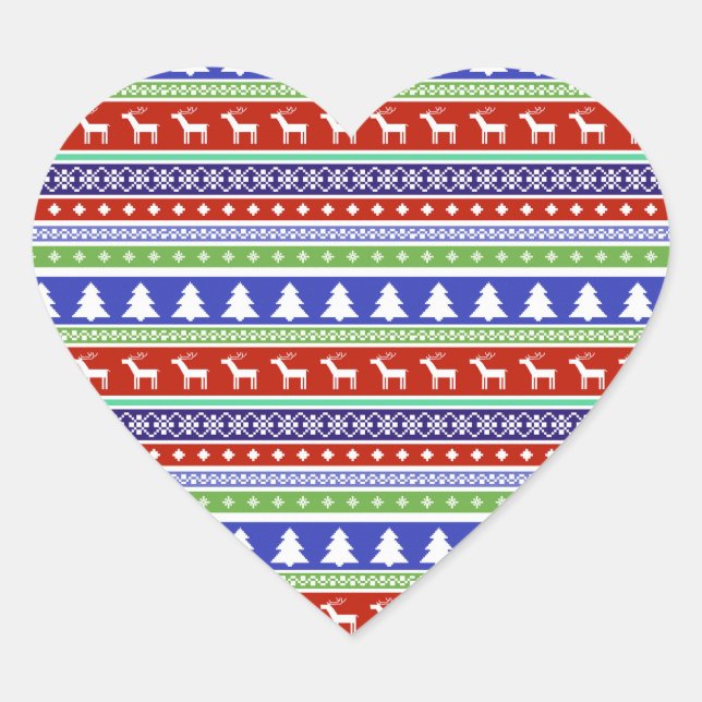 autocollants scandinaves de noël (Devant)