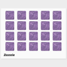 Autocollants scintillants violets