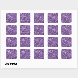 Autocollants scintillants violets
