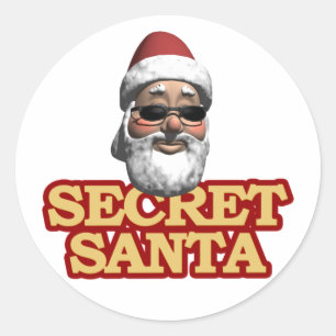 Autocollants secrets de Père Noël
