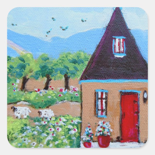 Autocollants Sheep House (Devant)