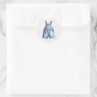 Autocollants simples pour enveloppe de Baby Shower