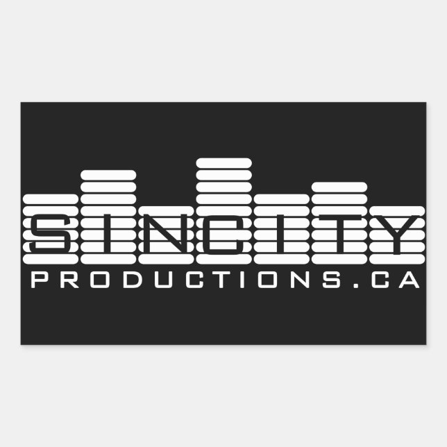 Autocollants SinCity Productions (Devant)