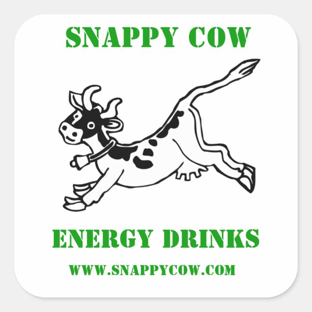 Autocollants Snappy Cow (Devant)