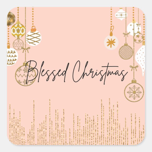 Autocollants Sparkly Christmas (Devant)